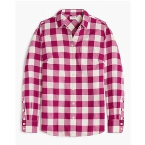 J Crew Factory Plaid Flannel Shirt